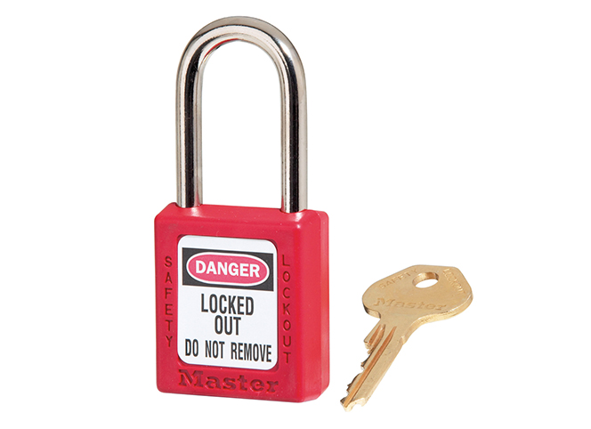 原装玛斯特锁Masterlock 410MCNRED工业安全挂锁
